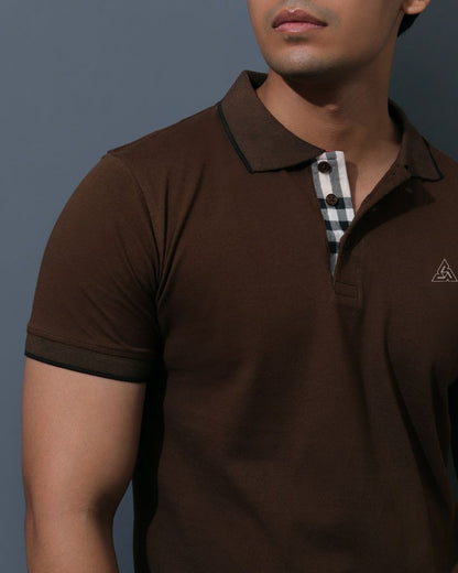 Go Easy Polo Shirt-Rosy bro