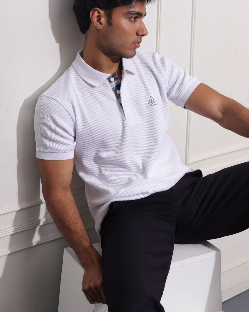 Go Easy Polo Shirt- White