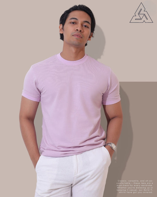 Men T shirt-Baby pink