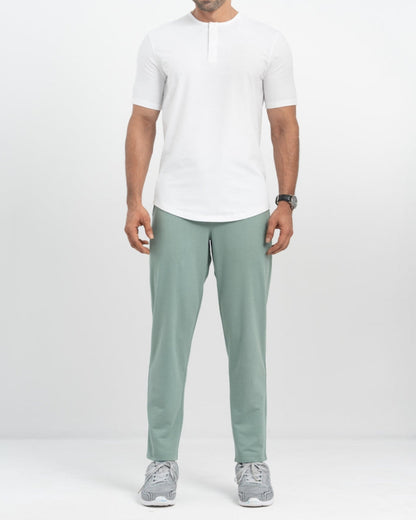 Go Easy Terry Joggers-Green Moon