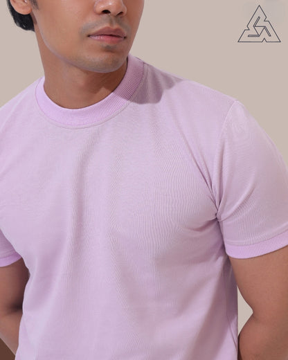 Men T shirt-Baby pink