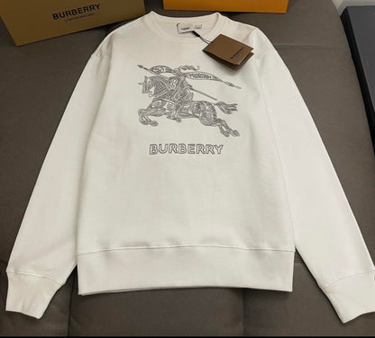 Brandworld burberry Black & White Sweat shirt- 2 pcs combo