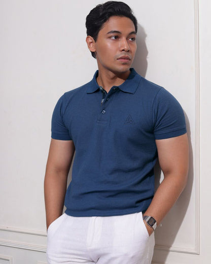 Go Easy Polo Shirt- Blue